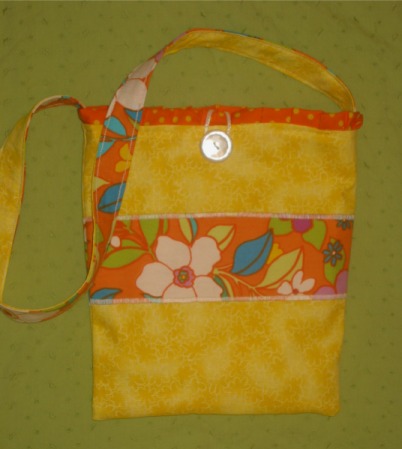 Orange Flower bag